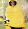 PON 03 G Poncho antipioggia per adulto Giallo